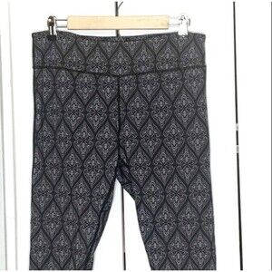 INNER SPIRIT Womens Yoga Active Leggings Size L Gray Charcoal
